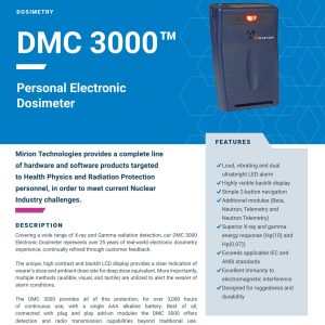 Mirion DMC-3000 Personal Dosimeter