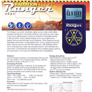 Radiation Alert Ranger Survey Meter